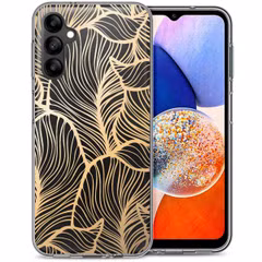 imoshion Coque Design Samsung Galaxy A14 (5G/4G) - Golden Leaves