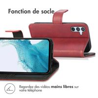 imoshion Étui de télephone portefeuille de luxe Samsung Galaxy A34 (5G) - Rouge