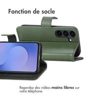 imoshion Étui de télephone portefeuille de luxe Samsung Galaxy S25 FE - Vert