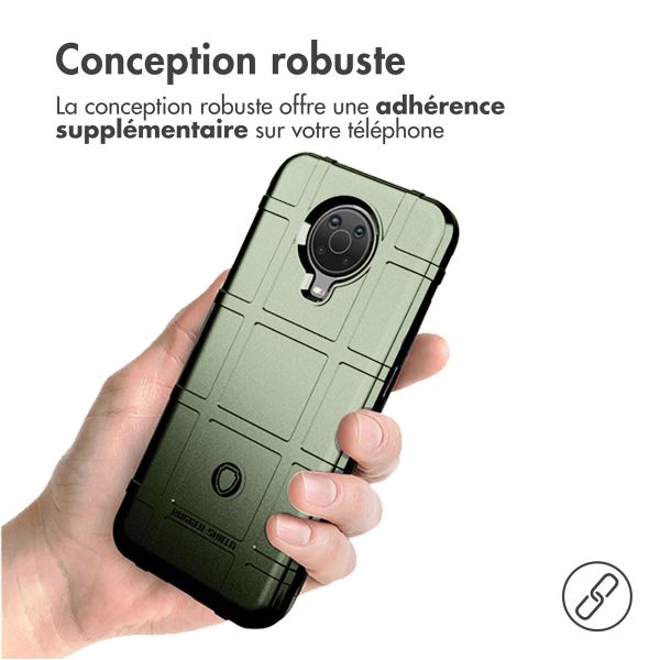 imoshion Coque Rugged Shield Nokia G10 / G20 - Vert foncé
