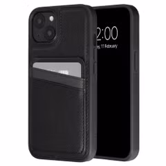 imoshion Coque arrière avec porte-cartes et support Apple iPhone 14 - Noir