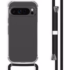 imoshion Coque arrière transparente avec cordon Google Pixel 9 Pro XL - Noir