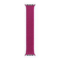 Apple Bracelet Solo tressé Apple Watch | 44/45/46/49 mm - Taille 6 - Magenta