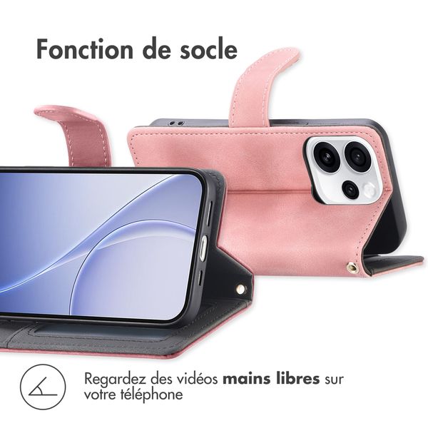 imoshion Etui de télephone portefeuille avec cordon Oppo Reno15 Pro (5G) - Rose