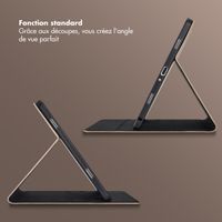 Selencia Coque tablette Riva Samsung Galaxy Tab A9 Plus - Beige