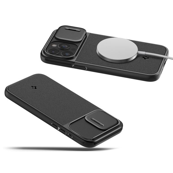 Spigen Optik Armor MagSafe Apple iPhone 15 Pro Max - Noir