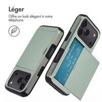 imoshion Coque arrière avec porte-cartes Apple iPhone 18 Pro / 17 Pro - Vert