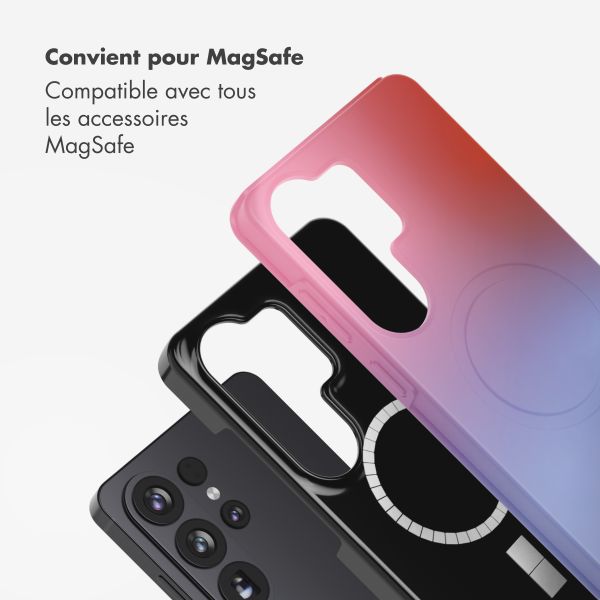 Selencia Coque arrière Vivid avec MagSafe Samsung Galaxy S26 Ultra - Gradient Soft Blush