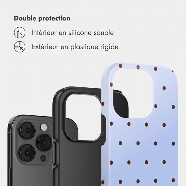 Selencia Coque arrière Vivid Apple iPhone 14 Pro - Happy Dots Digital Sky