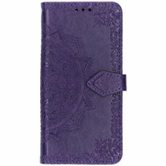 Etui de télephone portefeuille Mandala Samsung Galaxy S10 - Violet