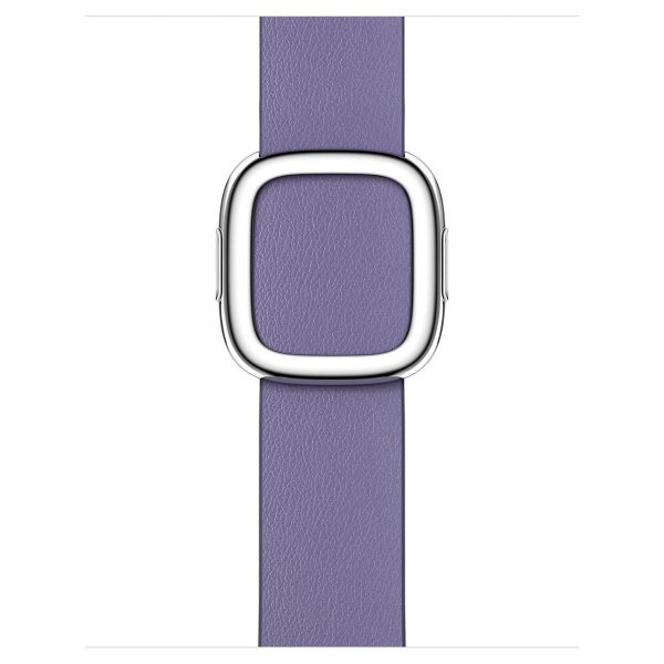 Apple Bracelet Leather Band Modern Buckle Apple Watch | 38/40/41/42 mm - Taille L - Wisteria