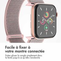 imoshion Bracelet en nylon Apple Watch | 44/45/46/49 mm - Sand Pink
