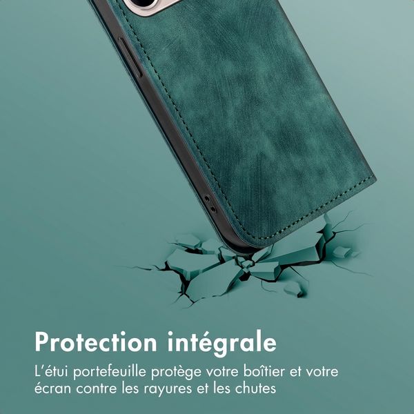 imoshion Étui de téléphone portefeuille Slim Honor 600 Lite - Vert