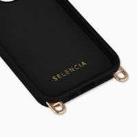 Selencia Coque arrière Rivièra avec MagSafe avec crochets amovibles Apple iPhone 15 Pro Max - Velvet Black