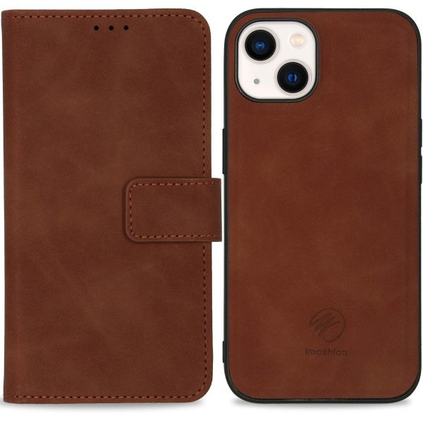 imoshion Etui de télephone luxe 2-en-1 amovible Apple iPhone 13 - Marron