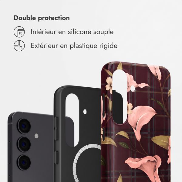 Selencia Coque arrière Vivid avec MagSafe Samsung Galaxy S24 - Autumn Muse