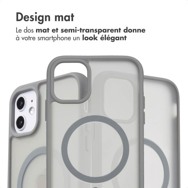 imoshion Coque Color Guard avec MagSafe Apple iPhone 11 - Gris