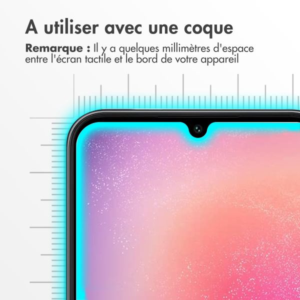 Accezz Protection d'écran en verre trempé Samsung Galaxy A25 (5G)