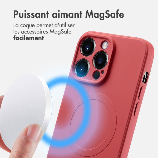 imoshion Coque Couleur avec MagSafe Apple iPhone 14 Pro Max - Dusty Rose