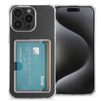 imoshion Coque silicone avec porte-cartes Apple iPhone 15 Pro Max - Transparent