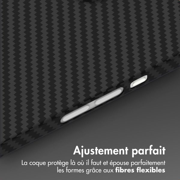 Accezz Coque Kevlar® MagSafe Apple iPhone 13 - Noir