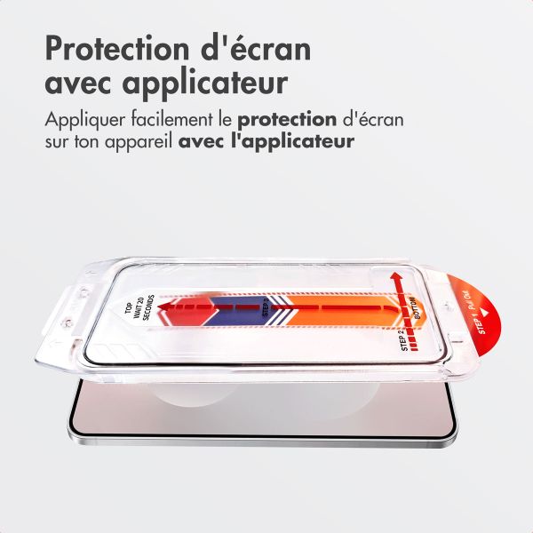 Accezz Protecteur d'écran en verre trempé + Applicateur Samsung Galaxy S25 Edge