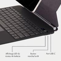 Accezz Clavier Bluetooth magnétique Apple iPad Pro 13 (2025) M5 / (2024) M4 - QWERTY / NL - Noir