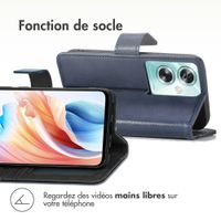 imoshion Étui de télephone portefeuille de luxe OnePlus Nord N30 SE - Bleu foncé