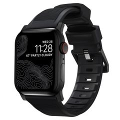 Nomad Bracelet robuste FKM Apple Watch | 44/45/46/49 mm - Noir / Noir