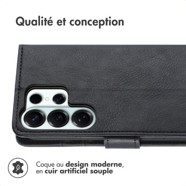 imoshion Étui de télephone portefeuille de luxe Samsung Galaxy S26 Ultra - Noir