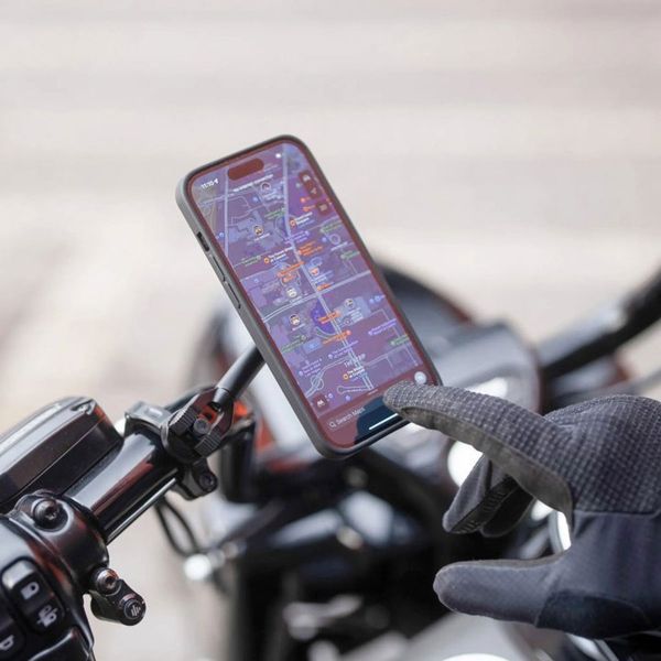 SP Connect Support de téléphone Moto Mount 3D 1 1/2" pour vélo / scooter / moto pour coques SPC+ - Noir