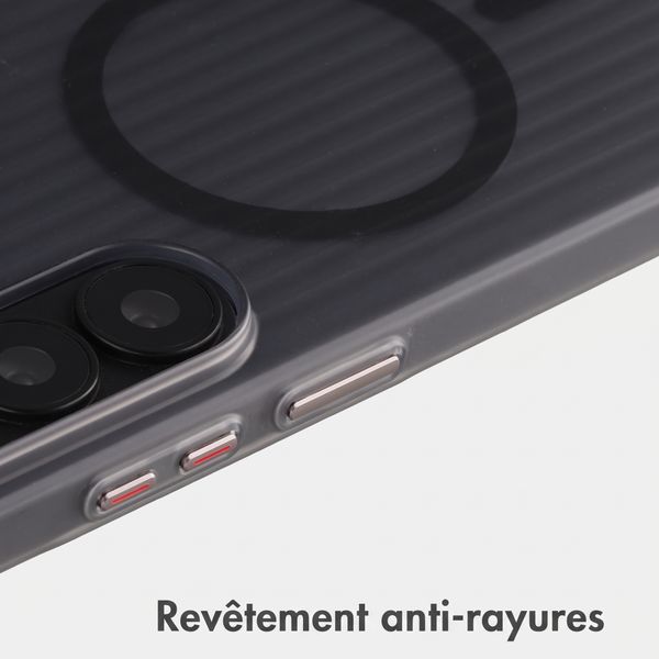 Accezz Coque arrière Lite avec MagSafe | Fluted | Samsung Galaxy S26 Ultra - Gris