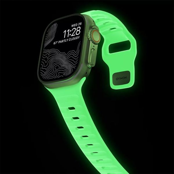 Nomad Bracelet Sport FKM Apple Watch | 44/45/46/49 mm - Glow Green