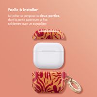 Selencia Coque Vivid  Apple Airpods 4 - Tropical Vibes Apricot