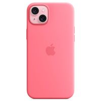 Apple Coque en silicone MagSafe Apple iPhone 15 Plus - Rose