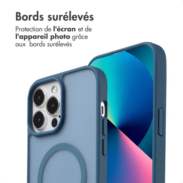 imoshion Coque Color Guard avec MagSafe Apple iPhone 13 Pro Max - Bleu foncé