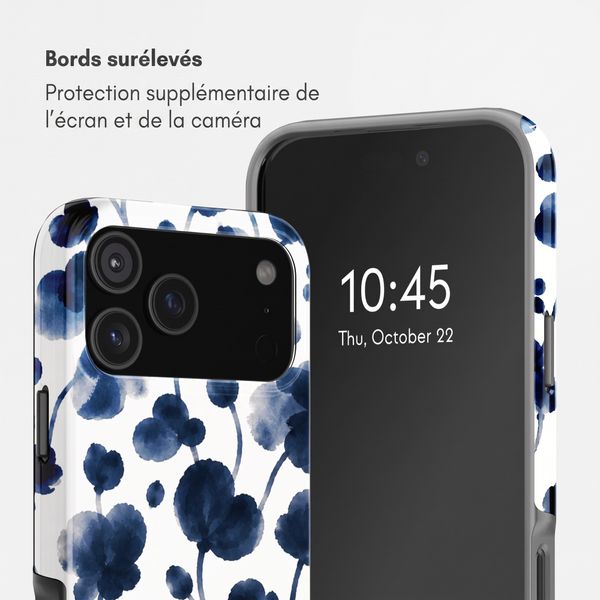 Selencia Coque arrière Vivid avec MagSafe Apple iPhone 18 Pro Max / 17 Pro Max - Midnight Blossom
