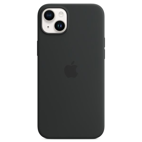 Apple Coque en silicone MagSafe Apple iPhone 14 Plus - Midnight