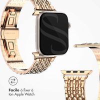 Selencia Bracelet dragon en acier Apple Watch | 38/40/41/42 mm - Rose Doré