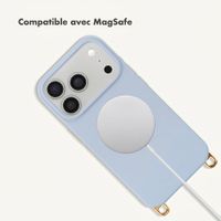 Selencia Coque arrière Rivièra avec MagSafe avec crochets amovibles Apple iPhone 17 Pro Max - Powder Blue