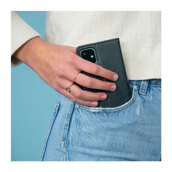 imoshion Étui de télephone portefeuille de luxe Motorola Moto G8 Power Lite - Noir