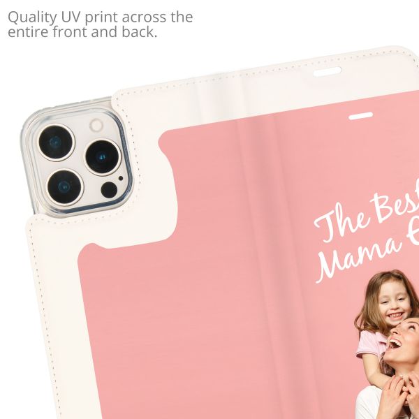 Concevez votre propre housse portefeuille Apple iPhone 16 Pro Max - Blanc