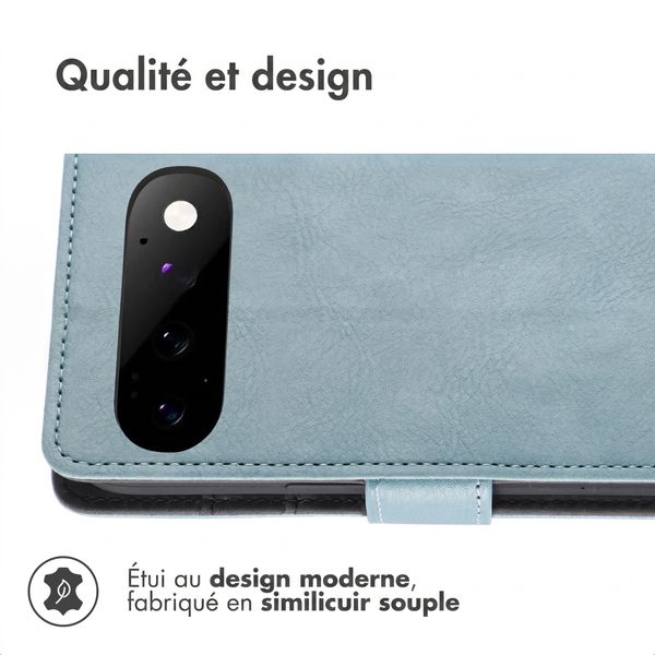 imoshion Étui de télephone portefeuille de luxe Google Pixel 11 Pro - Bleu clair