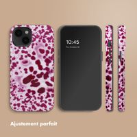 Selencia Coque arrière Vivid avec MagSafe Apple iPhone 14 - Cosmic Orchid