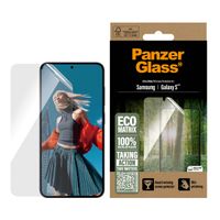 PanzerGlass Protection d'écran Matrix Recycled Ultra-Wide Fit Anti-bactérienne avec applicateur Samsung Galaxy S25