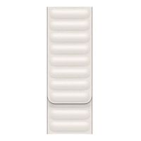 Apple Bracelet Leather Link Apple Watch | 38/40/41/42 mm - Taille M/L - Chalk