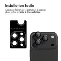 imoshion Lot de 2 protections d'objectif de caméra pour Apple iPhone 18 Pro / 18 Pro Max - Noir