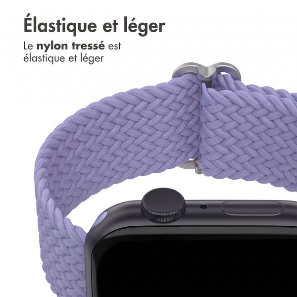 imoshion Bracelet nylon tissé Apple Watch | 38/40/41/42 mm - Lilas