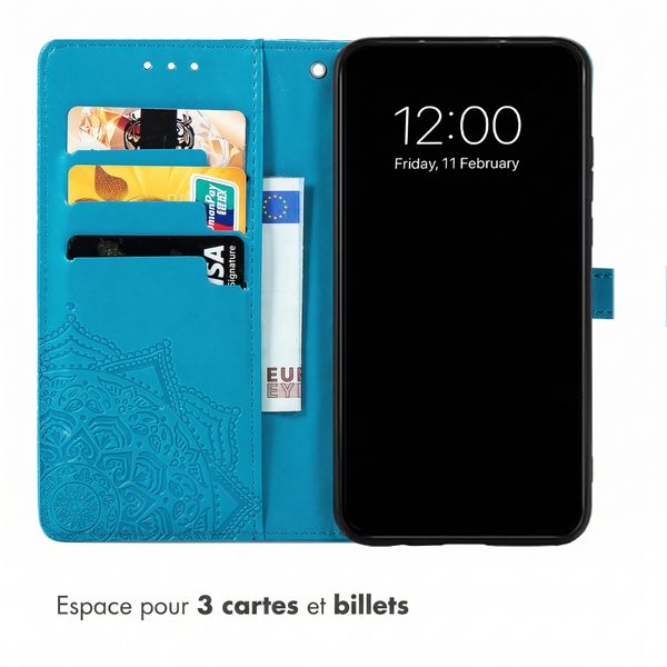 imoshion Etui de télephone Mandala Samsung Galaxy S26 FE - Turquoise