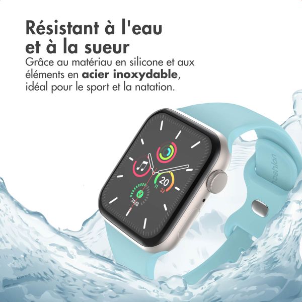 imoshion Bracelet en silicone⁺ Apple Watch | 38/40/41/42 mm - Taille S/M - Sapphire Blue